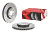 TARCZA HAMULC. FIAT STILO 04- 1,9D MULTIJET - (46535086, 46765546) BREMBO 09.5180.3X (фото 2)