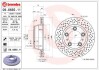 Гальмівний диск - ((99635240103, 99635240105, 99635240104)) BREMBO 09666511 (фото 1)