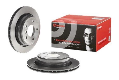 Тормозной диск задний Bmw 5 (E39) 2.0-4.4 09.95-05.04 - BREMBO 09.6841.11