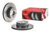 Tarcza ham. XTRA nawiercana, malowana - (34111163013, 34116767061, 34111164839) BREMBO 0969241X (фото 2)