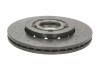 Tarcza ham. XTRA nawiercana, malowana - (1J0615301L, 1JE615301, 6R0615301) BREMBO 0970111X (фото 1)