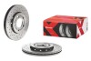 Tarcza ham. XTRA nawiercana, malowana - (1J0615301L, 1JE615301, 6R0615301) BREMBO 0970111X (фото 4)