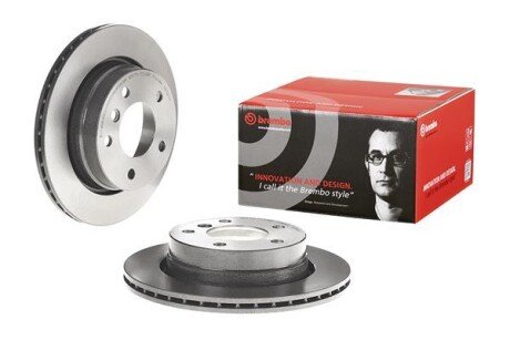 Тормозной диск задний Bmw 3 (E36), 3 (E46) 1.6-2.8 01.95-12.07 - BREMBO 09.7727.11