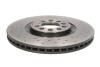 Tarcza ham. XTRA nawiercana, malowana - (8N0615301A, 8L0615301) BREMBO 0978801X (фото 1)