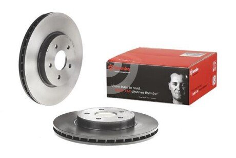 Тормозной диск передний Ford Mondeo II I ; Jaguar X-Type I 1.8-3.0 10.00-12.09 - BREMBO 09.8665.11