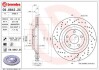 Тормозной диск - (4F0615601F, 4F0615601D) BREMBO 09.8842.2X (фото 1)