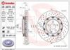 Tarcza ham. CLS (C219) /2-elementowa,nawiercana,pіywaj№ca/ - (2304210912, A2304210912) BREMBO 09887823 (фото 1)