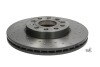 Tarcza ham. XTRA nawiercana, malowana - (1K0615301T, 1K0615301K, 5Q0615301H) BREMBO 0991451X (фото 1)