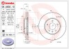 Тормозной диск - (20955857, 96625948, 4801850) BREMBO 09A63011 (фото 3)