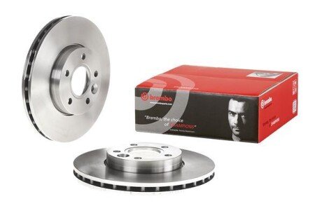 Тормозной диск передний Volvo C30, C70 II, S40 II, V40, V50; Ford C-Max II, Focus III - BREMBO 09.A905.10