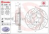 Гальмівний диск складається з двох частин - ((34116786392)) BREMBO 09C42013 (фото 1)