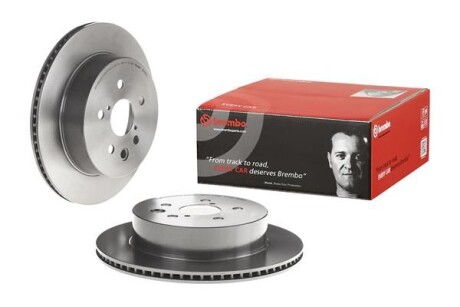 Тормозной диск задний Lexus Gs, Is C, Is II, Is III, Rc; Toyota Crown, Mark X I, Mark X II(09.C930.11) - BREMBO 09C93011