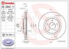 Гальмівний диск пер. Koleos 2 16- (296х26) - (402066624R, 402065HA0A) BREMBO 09.D943.11 (фото 1)