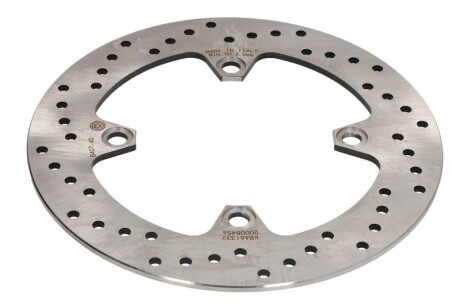 Диск гальмівний задн/передн сталь, 220/105,5x4мм 4x125мм, діаметр фіксуючого отвору 10,5мм, висота 0 HONDA CBR, DYLAN, PS, SH, XR 125/125i/125R/150/150i/250R/400R 1996-2010 - BREMBO 68B40740