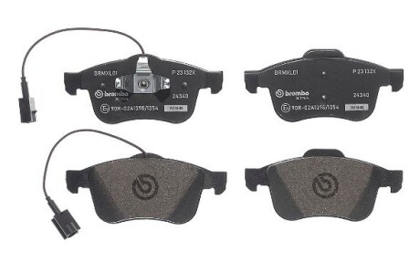 Klocki hamulcowe xtra przod - BREMBO P23132X