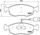 Комплект тормозных колодок, дисковый тормоз - (77365811, 77366270, 77366538) BREMBO P 23 138 (фото 1)