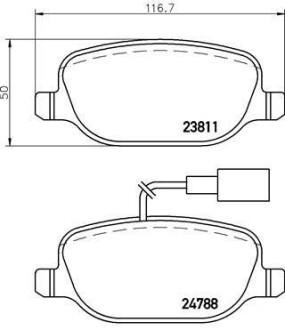 Klocki ham. GIULIETTA ty? SPORTPACK - ((77365542)) BREMBO P23152