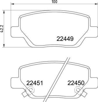 Klocki ham. TIPO 15- ty?.. - (77367717) BREMBO P 23 179