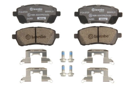 Zestaw klockw hamulec tarczowy - BREMBO P24072X