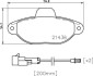 Комплект тормозных колодок, дисковый тормоз - (1731172, 1736940, 1778385) BREMBO P 24 147 (фото 1)