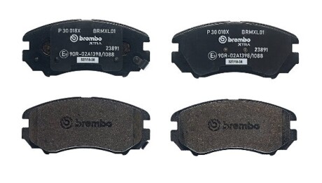 Фото 3 - Гальмівні колодки BREMBO P30018X