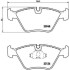 Комплект тормозных колодок, дисковый тормоз - (mje2001aa, jlm20702, jlm21917) BREMBO P 36 007 (фото 1)