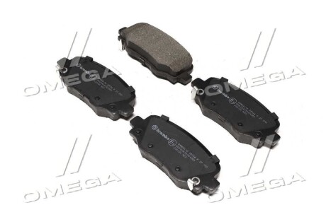 Комплект тормозных колодок - (68225301AA, 68225301AB, 68225327AA) BREMBO P 37 020