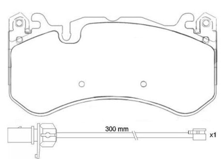 Комплект тормозных колодок - BREMBO P 50 127