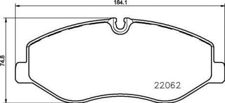 Комплект тормозных колодок - BREMBO P 50 129