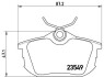 Комплект тормозных колодок, дисковый тормоз - (30620770, 306207705, 30623264) BREMBO P 54 023 (фото 1)