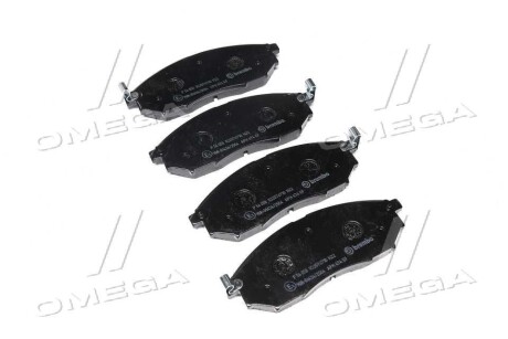 Гальмівні колодки пер. QX50/Q70/Q60/Navara/Qashqai/Murano/Pathfinder/Koleos 01- - BREMBO P 56 058