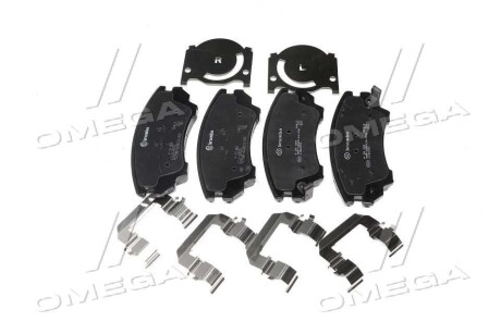 Колодка гальм. диск. OPEL INSIGNIA передн. - (09293345, 1605321, 1605398) BREMBO P 59 055