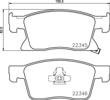 Комплект тормозных колодок - BREMBO P 59 091