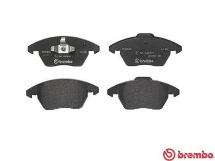 Комплект тормозных колодок, дисковый тормоз - BREMBO P 61 076