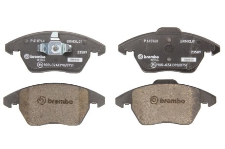 Колодки дискового гальма - BREMBO P61076X