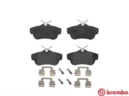 Комплект тормозных колодок, дисковый тормоз - BREMBO P 61 095