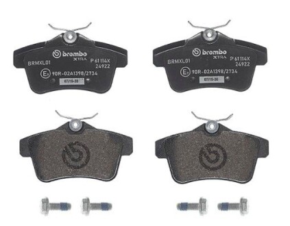 Фото 3 - Гальмівні колодки BREMBO P61114X