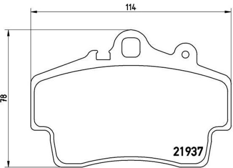 Колодки гальмівні - BREMBO P65007