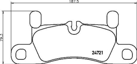 Klocki ham. CAYENNE ty? - BREMBO P65030