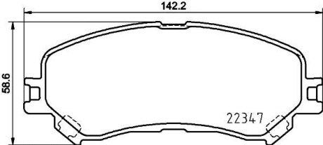 Комплект тормозных колодок - BREMBO P 68 067