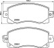Колодки дискового тормоза - ((26296FL000, 26296FL030, 26296FL040, 26296FL05A, 26296FL070)) BREMBO P 78 028 (фото 1)