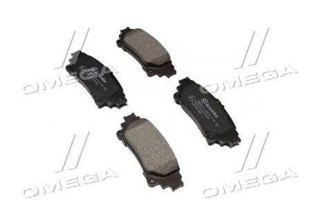 Гальмівні колодки зад. Lexus RX 08-15/Toyota Prius 09- (akebono) - BREMBO P83152