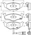 Комплект тормозных колодок, дисковый тормоз - (6Q0698151B) BREMBO P 85 071 (фото 1)