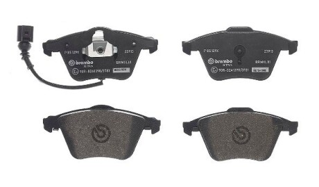 Колодки дискового тормоза - BREMBO P85129X