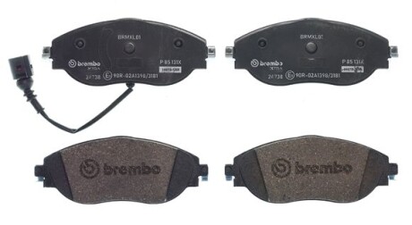 Фото 2 - Тормозные колодки BREMBO P85131X