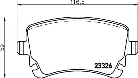 P85143_колодки дисковые задние! \ Audi A4/A6/A8 2.8-4.2/3.0TDi 02> - BREMBO P85143