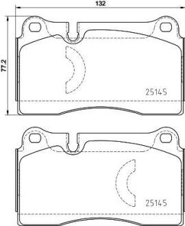 Klocki hamulcowe przod - BREMBO P 85 159