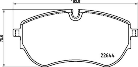 Klocki hamulcowe przod - BREMBO P 85 173