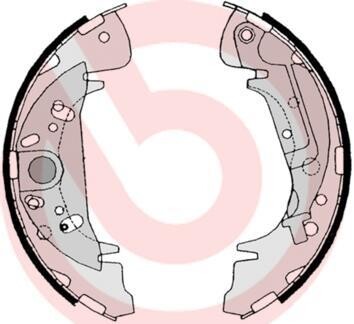 Комплект тормозных колодок - (0K56A2638Z, 0K56A2638ZA, 583053AA00) BREMBO S 11 504