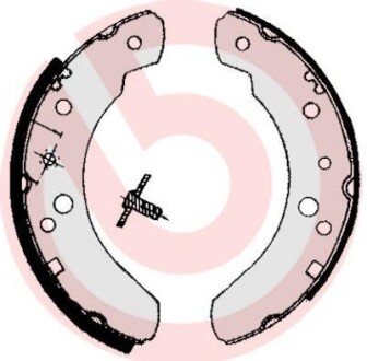 Комплект тормозных колодок - (5026344, 6192365, 6150092) BREMBO S 24 537